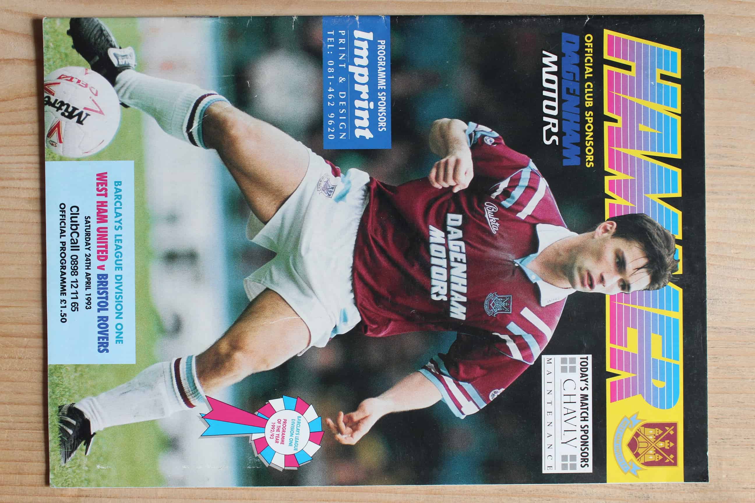 West Ham United FC v Bristol Rovers FC